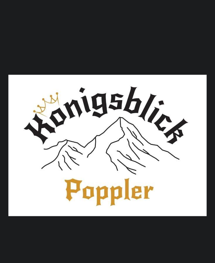 Appartement Koenigsblick Poppler à Hopferau Extérieur photo