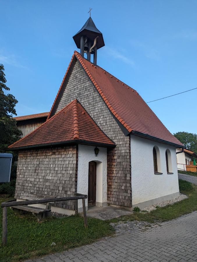 Appartement Koenigsblick Poppler à Hopferau Extérieur photo