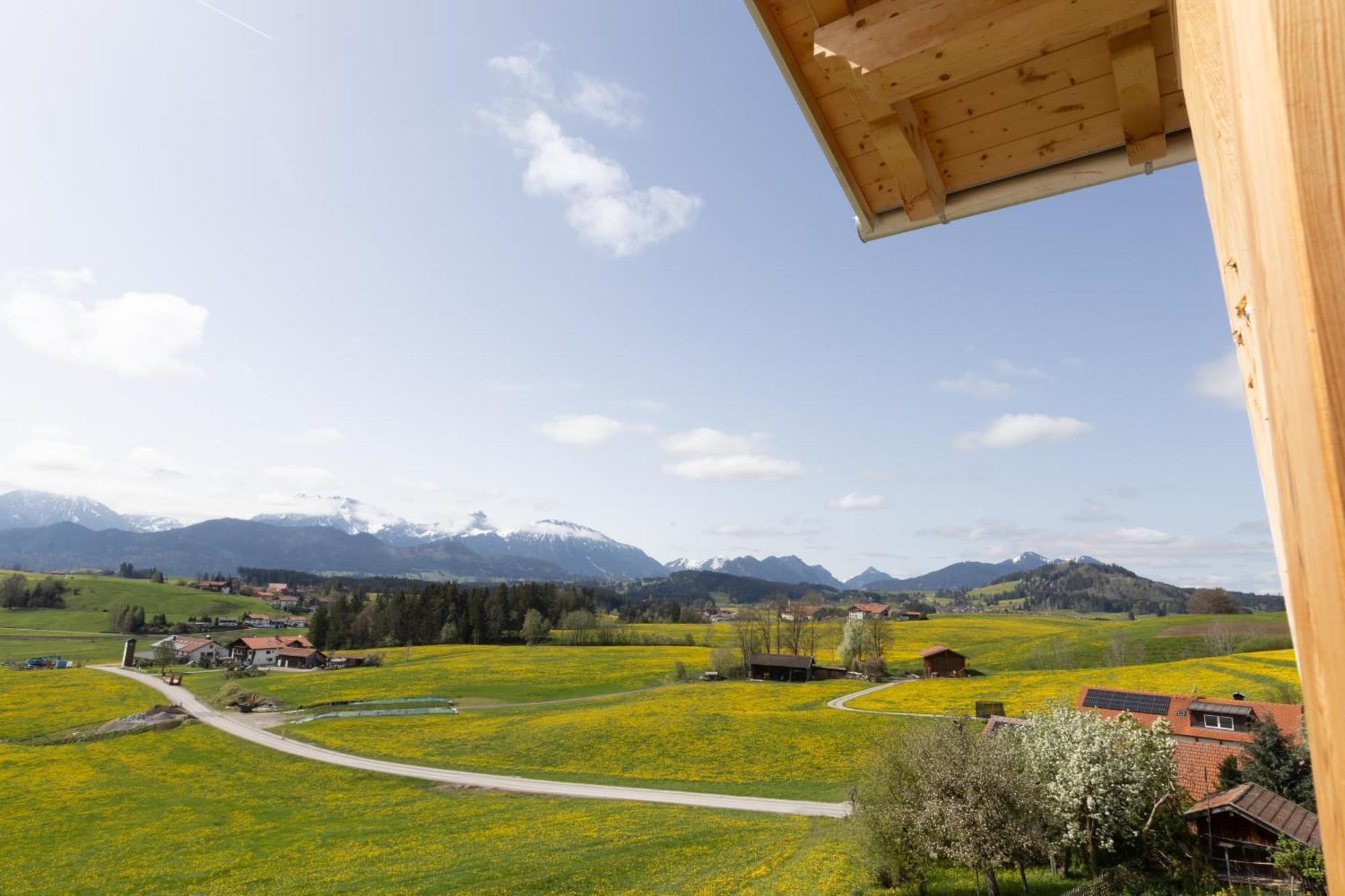 Appartement Koenigsblick Poppler à Hopferau Extérieur photo
