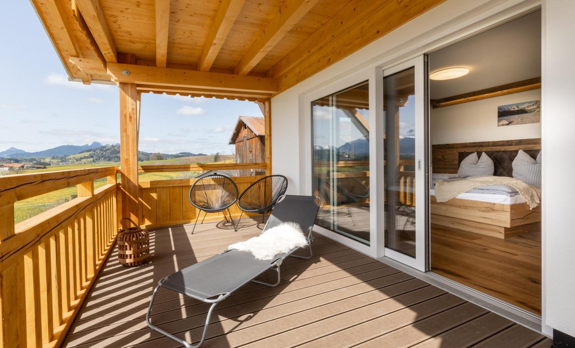 Appartement Koenigsblick Poppler à Hopferau Extérieur photo
