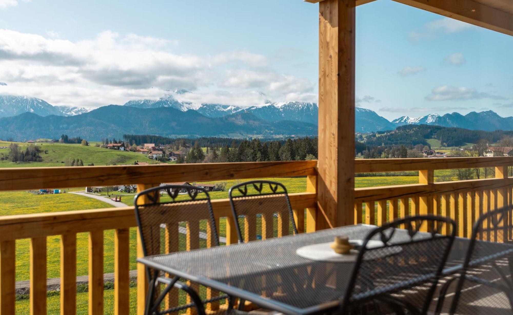 Appartement Koenigsblick Poppler à Hopferau Extérieur photo