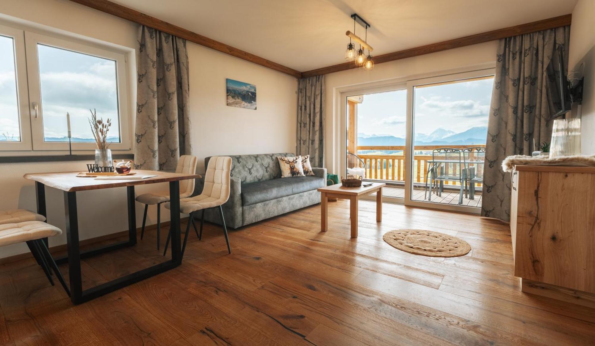 Appartement Koenigsblick Poppler à Hopferau Extérieur photo