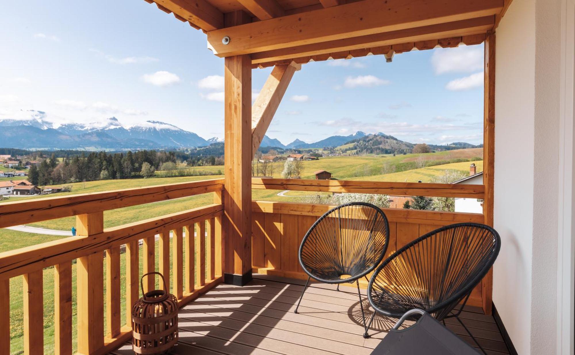 Appartement Koenigsblick Poppler à Hopferau Extérieur photo